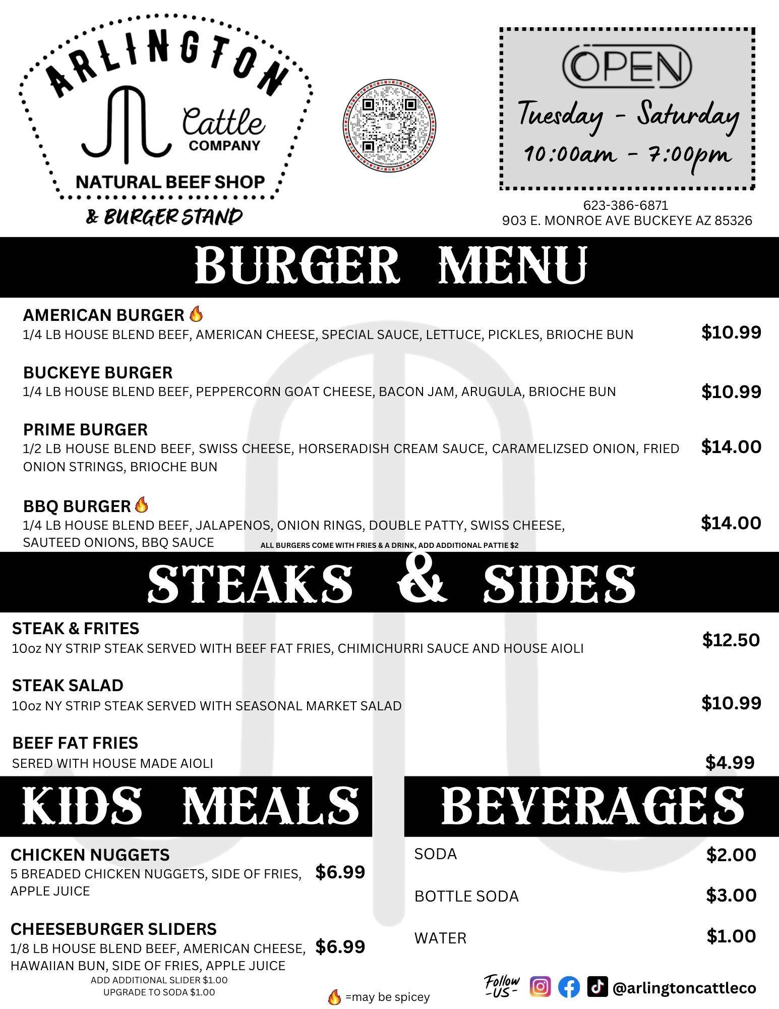 Burger Stand Arlington Cattle Company